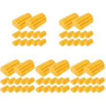 150Pcs Yellow Resin Corn Slices Small Fake Corn DIY Phone Case Charms
