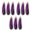 9Pcs Multi-Color Simulation Foam Eggplants Fake Vegetable Photo Props 1