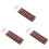 3Pcs Creative Brown Guitar Shape Opener Magnetic Portable Use 1