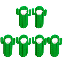 6Pcs Green Bottle Metal Favors