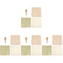 4Sets Bamboo Sushi Roll Maker Mats with Easy Clean Sushi Tools