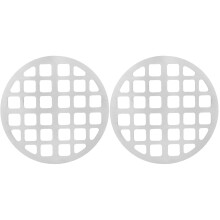 2Pcs Silver Stainless Steel Pool Skimmer Mesh Filter for Pool Cleaning