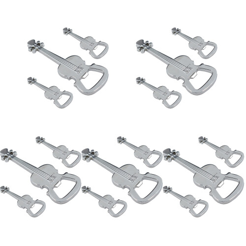 15Pcs Decorative Silver Guitar Bottles Heavy Duty
