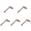 5Pcs Brown Multipurpose Crevice Cleaning Brushes with Sturdy Bristles 1