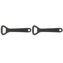 2Pcs Black Metal Bottle Opener Manual Party Gadget