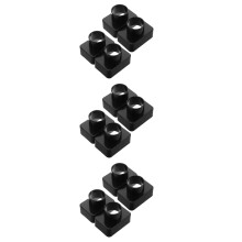 12Pcs Black Plastic Car Air Duct Connector for Ac Vent & Heater Outlet