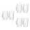 6Pcs Practical Beer Mug Transparent with Handle for Home 1