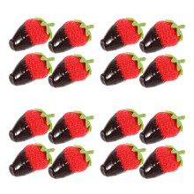 16St Fake Fruit Decor Aardbeien Multi Kunststof Voor Wonen En Hobby