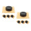 8Pcs Black Rosin for Violin Viola Cello String Instruments 1