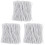3000Pcs Durable White Cable Tie Straps for Electrical and Cord Use 1