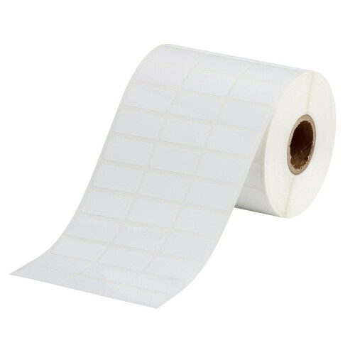 Brady Polyester White Self-adhesive Permanent Acrylic Satin Thermal Transfer Rectangle