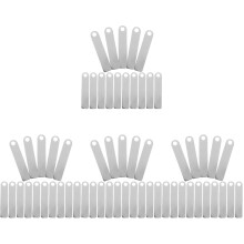 80St Blank Metalen Stempeltags Sleutelhangers En Sieraden