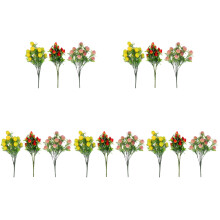 15St Sfeervolle Kunstfruit Takken PVC Voor Restaurant En Home Decor