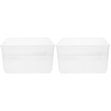 2Pièces Distributeur De Pain Transparent Pour Conserver