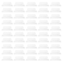 100St Praktische PVC Labels Met Tabs Voor Hangmappen En Archief