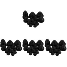 56St Zwarte Rubber Kabeldoorvoerringen Voor Meubel En Wandmontage