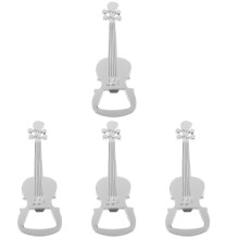 4Pcs Compact Silver Guitar Bottle Multipurpose Tools