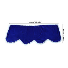 3Pcs Blue Piano Keyboard Velvet Covers for Electric