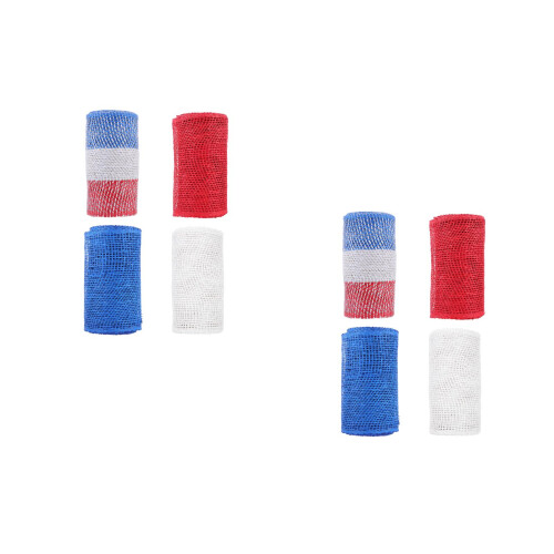 8Rouleaux Ruban Patriotique PP Pour Cadeaux 1