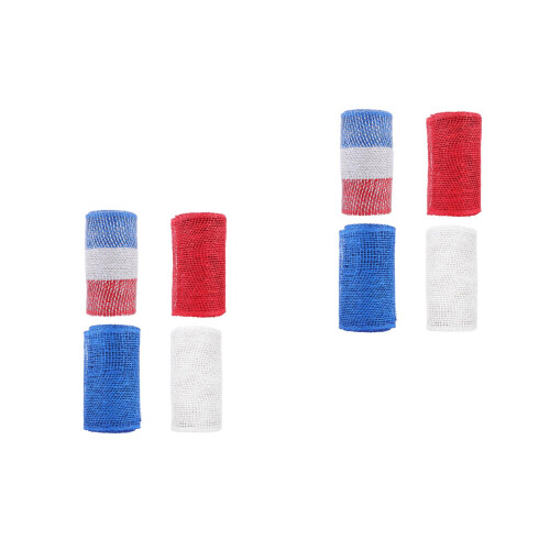 8Rouleaux Ruban Patriotique PP Pour Cadeaux 2