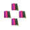 48Rouleaux Papier Crêpe Texturé Coloré Pour Fêtes Bouquets 2