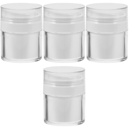 4St Reisbare Mini Plastic Potjes Met Voor Crèmes En Lotion 1
