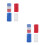 8Rouleaux Ruban Patriotique PP Pour Cadeaux 6