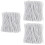 3000Pcs Durable White Cable Tie Straps for Electrical and Cord Use 5