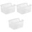 3Pièces Rangement Transparent Pour Sachets De Sucre 2