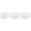 3Pièces Rangement Transparent Pour Sachets De Sucre 3