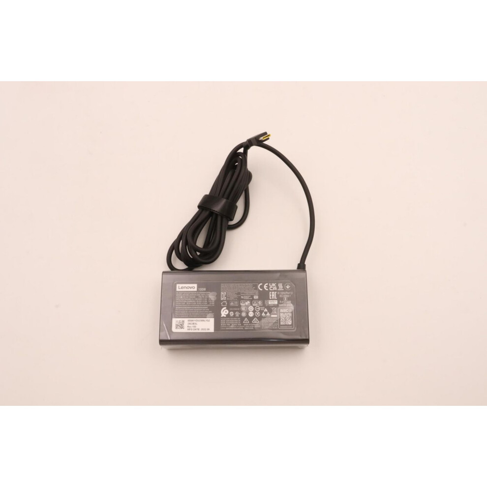 Lenovo 100W Ac Power Adapter With Multiple Voltage Outputs (20V 15V 9V 5V) For Laptops Worldwide Compatibility.