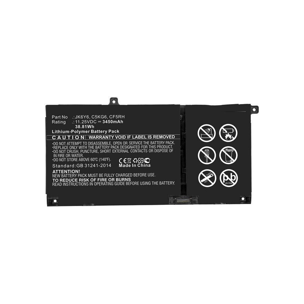 Coreparts Laptop Battery 38.81Wh Li-Polymer 11.25V 3450Mah 5715063511695