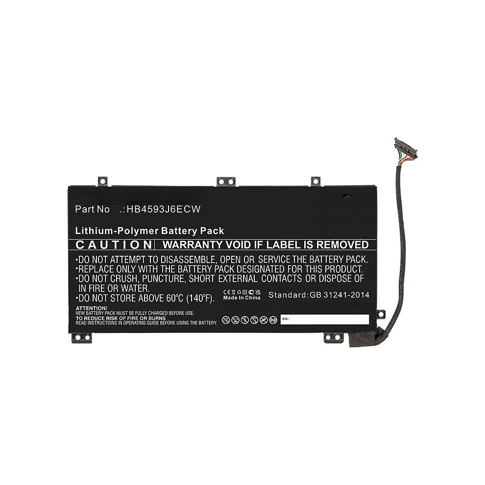 Coreparts Battery For Huawei Notebook Laptop 34.20Wh Li-Polymer 11.4V 3000Mah Black 5715063033371