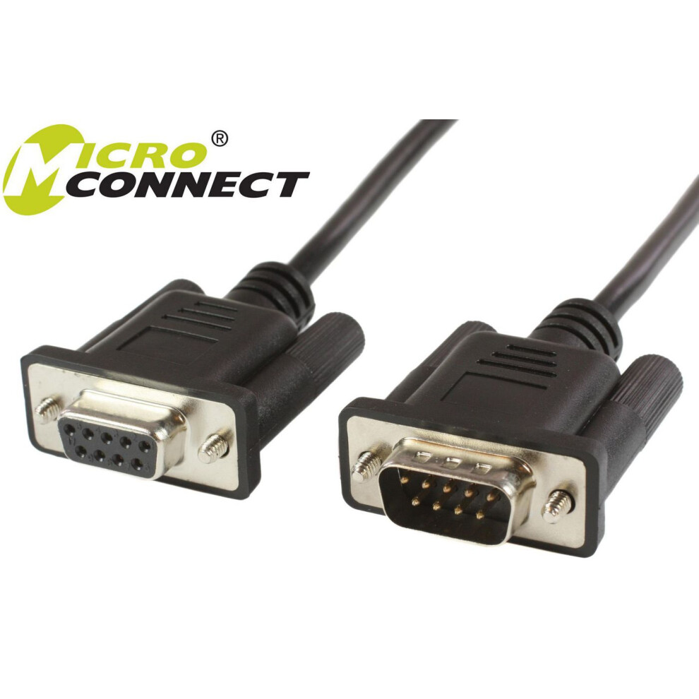 Microconnect Rs-232 D-Sub 9 Serial Cable 3M 5705965935477