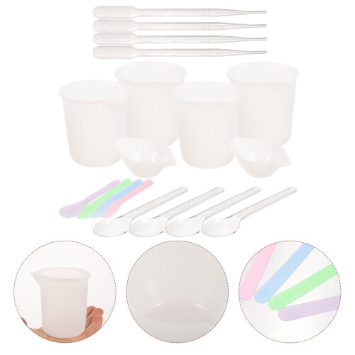 4Ensembles Gobelets Mélange Silicone Pour Résine 2