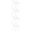 400Pcs White Clothing Label Strings Plastic Tag Tie Fasteners 7