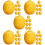 40Pièces Miniatures Citrons Jaunes Simulation Résine Décorative 7