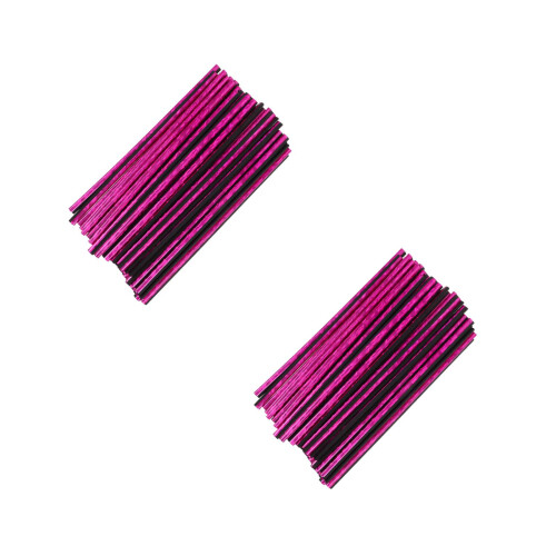 160Pièces Bande Décorative Rosé Clip Installation Facile PP 1