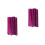 160Pièces Bande Décorative Rosé Clip Installation Facile PP 6