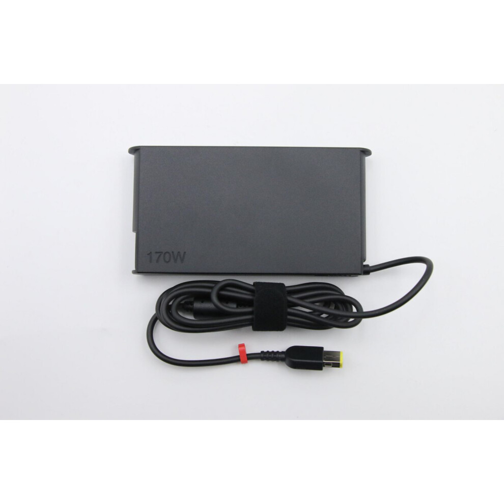 Lenovo 170W Ac Adapter For Thinkpad Laptops 20V Output Slim Design Compatible With Multiple Models Energy Star Certified.