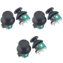 3Ensemble Poignée Manette de Pouce 3D Bascule Gauche et Droite Convient pour PS4 / PS4Slim / Pro Remplacement de Bascule de Pouce PS4