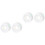 2Ensembles Stickers Talons Blancs Adhésifs Confortables 6