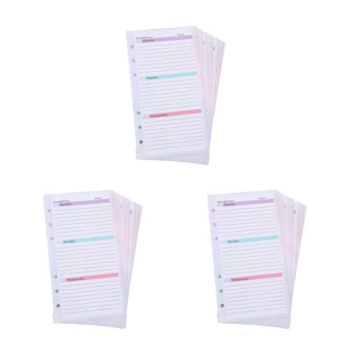 162Feuilles -Notes Hebdomadaire Spirale Pour Maison 2