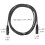 3X Câble Xlr Micro Noir 3 Pins Nylon Métal Réduction De Bruit 2