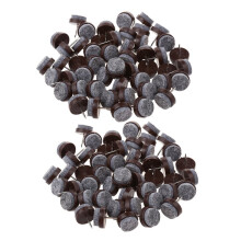 UPPERX 100Pcs Silla Pierna Piso Fieltro Almohadilla Antideslizante Deslizamiento DIY Protectores de Uñas 20 mm de Diámetro