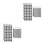 8Feuilles Points Références 3D Scanner Pet Réfléchissants Multicolores 2
