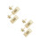 4Stk in Gold Für 3-Stelliges Metall 2