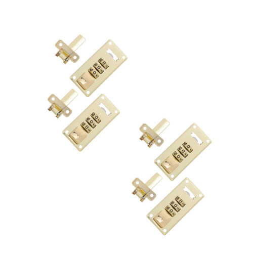4Stk in Gold Für 3-Stelliges Metall 1
