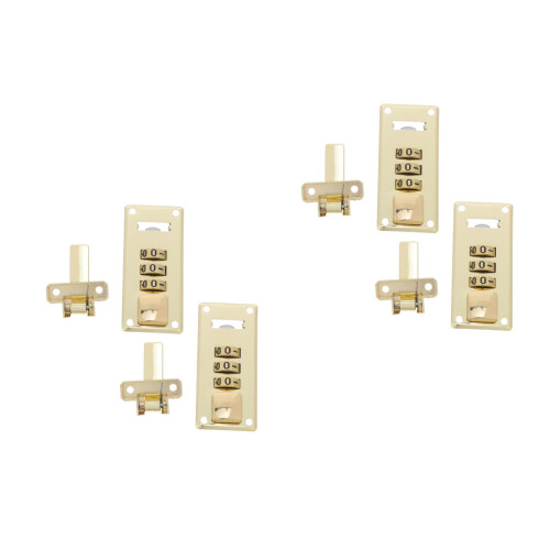 4Stk in Gold Für 3-Stelliges Metall 2