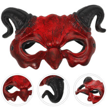 4Pièces Coiffes Latex Horribles Marron Pour Soirée Costume Et Carnaval